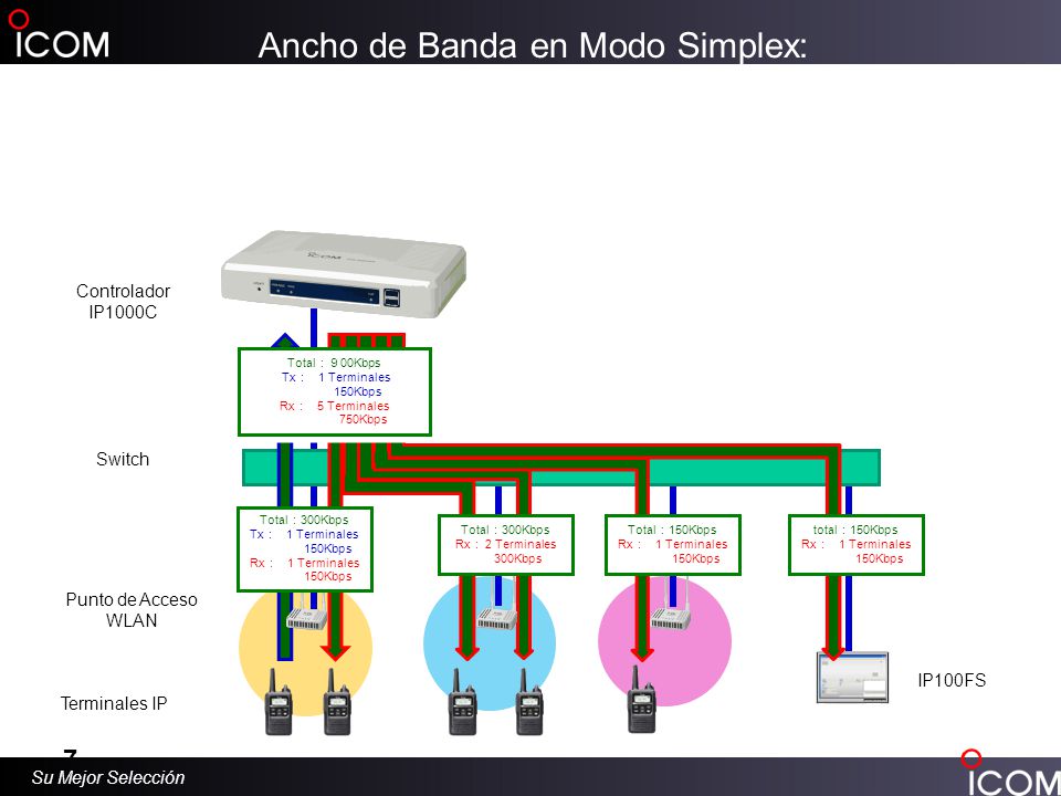 Ancho de Banda en Modo Simplex: Sistema de Comunicación IP