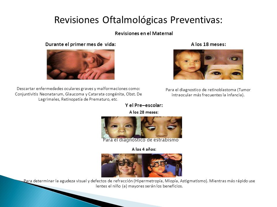 Revisiones en el Maternal Durante el primer mes de vida:
