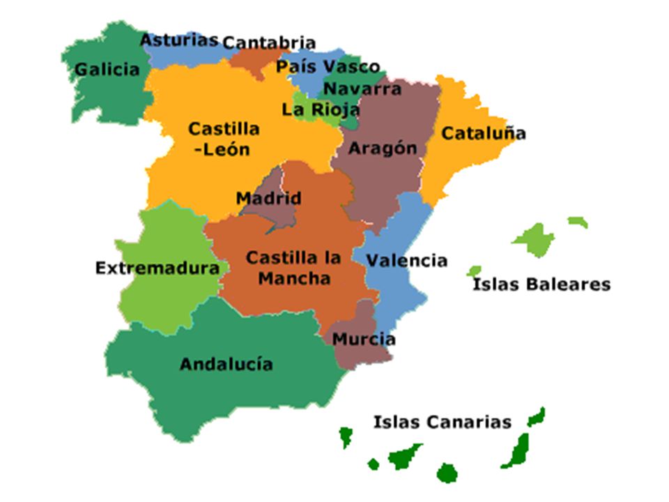 They know the country name Espana, so I think you can introduce this well in the TL.