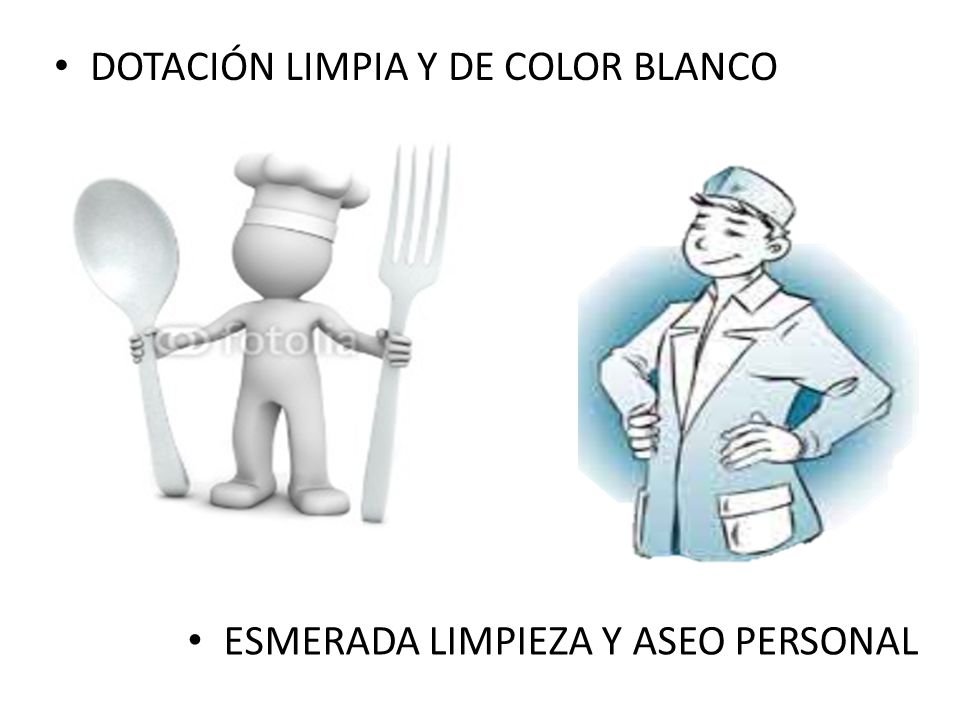 DOTACIÓN LIMPIA Y DE COLOR BLANCO