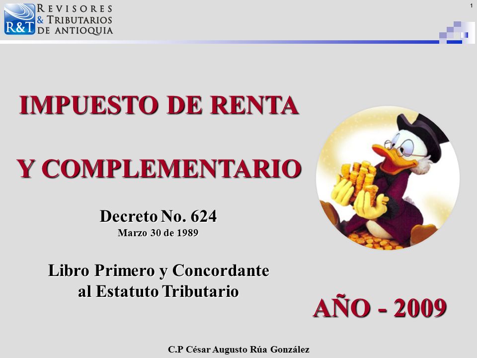 Libro Primero y Concordante al Estatuto Tributario