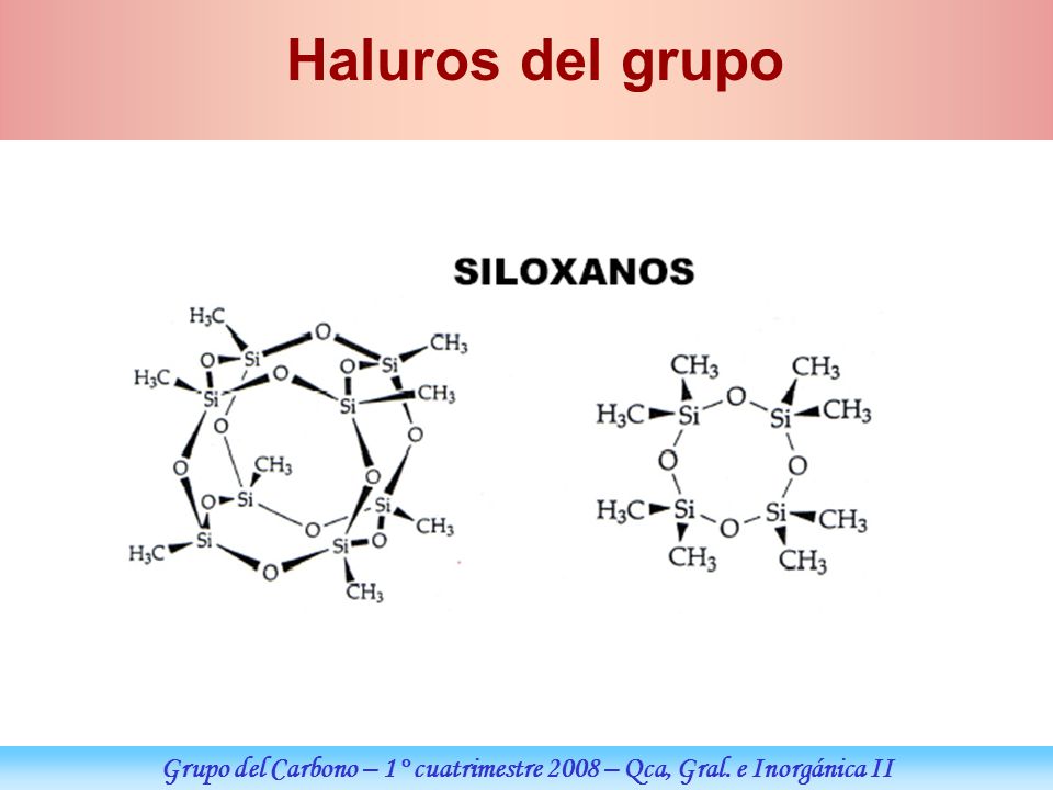 Grupo del Carbono – 1° cuatrimestre 2008 – Qca, Gral. e Inorgánica II