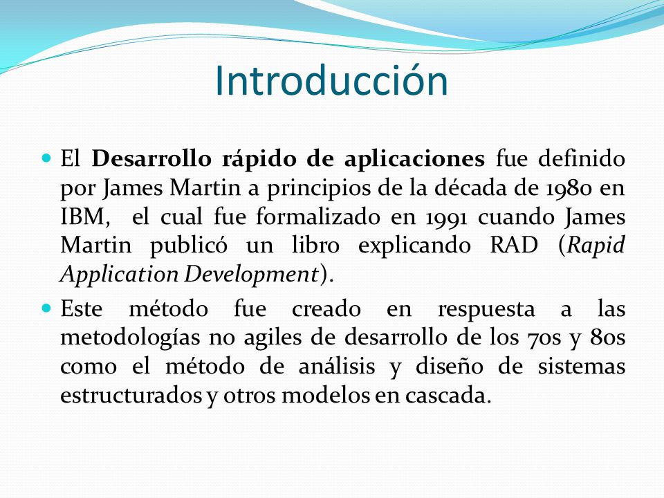 Rad-Desarrollo rápido de aplicaciones - ppt descargar