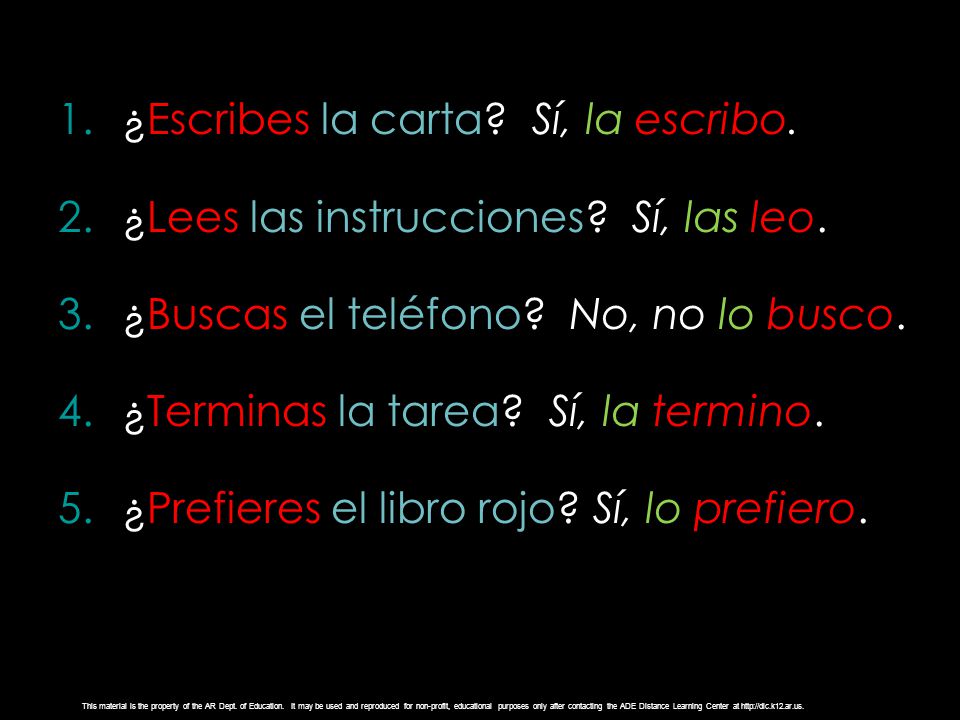 ¿Escribes la carta Sí, la escribo.