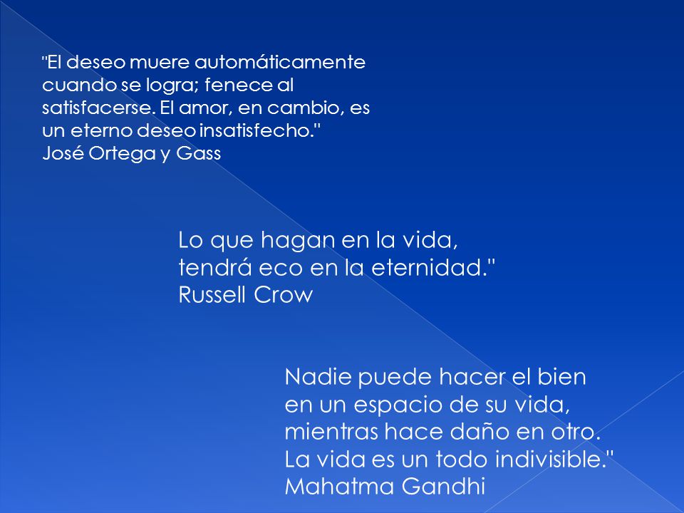 Lo que hagan en la vida, tendrá eco en la eternidad. Russell Crow