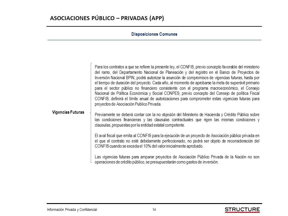 Disposiciones Comunes