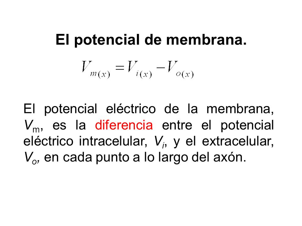 Teoría del cable La constante de espacio - ppt descargar