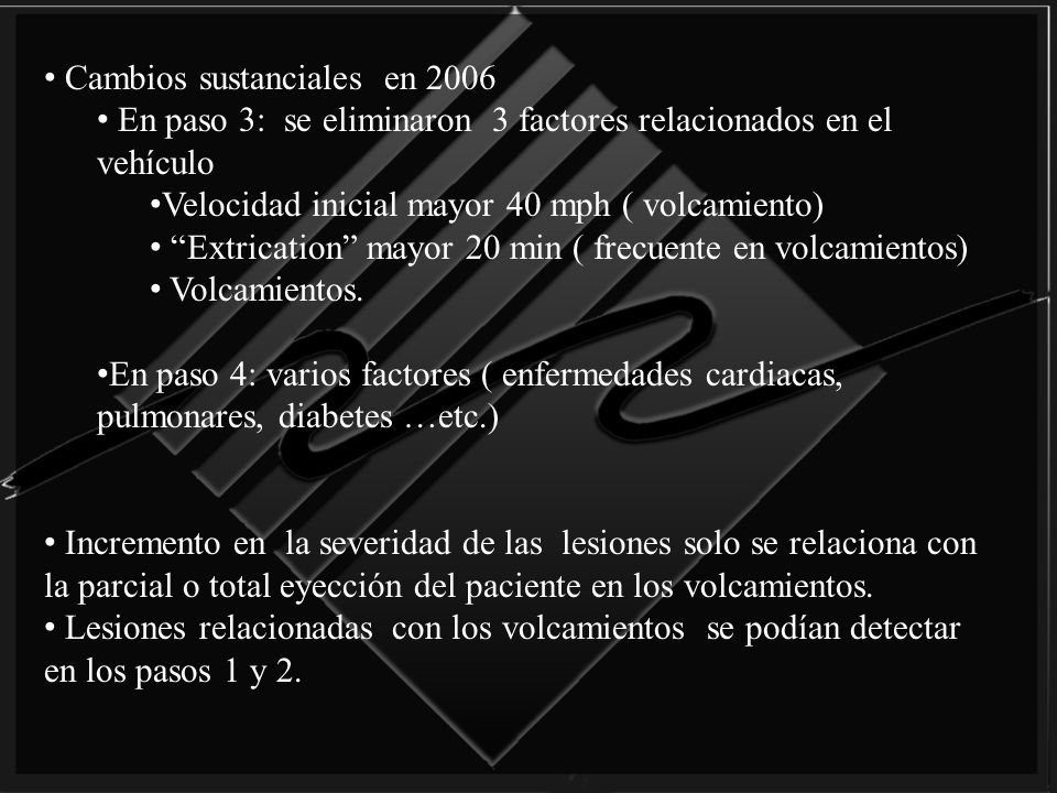Cambios sustanciales en 2006