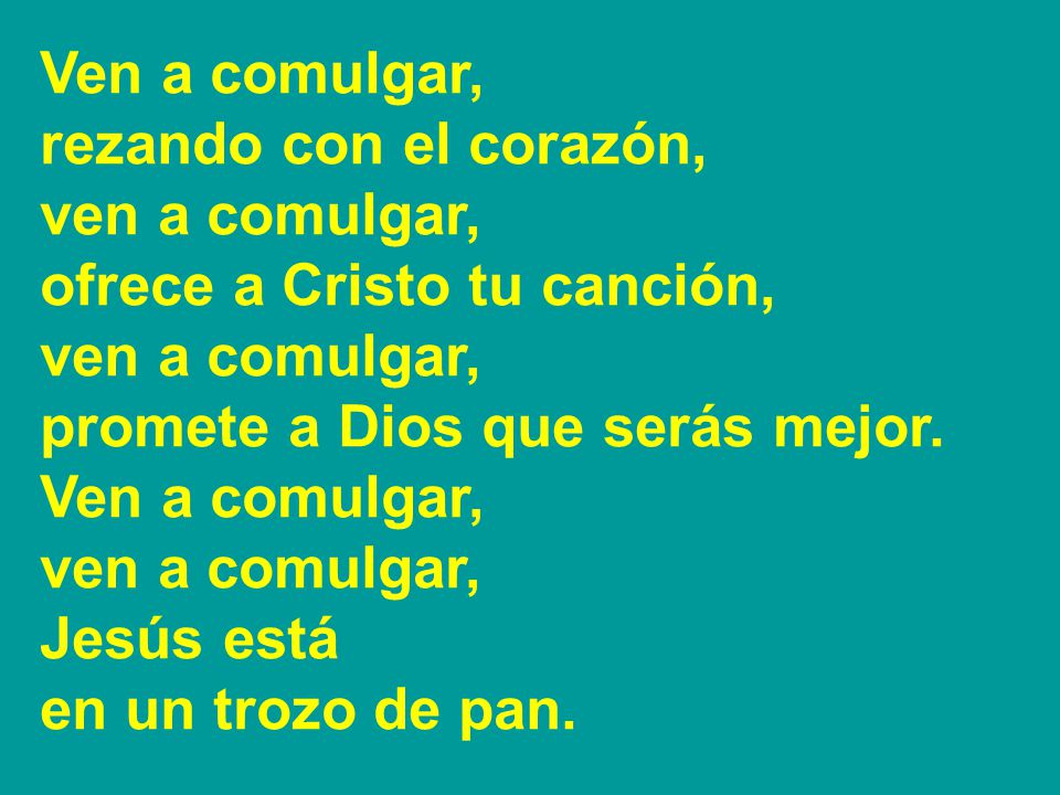 ofrece a Cristo tu canción, promete a Dios que serás mejor.