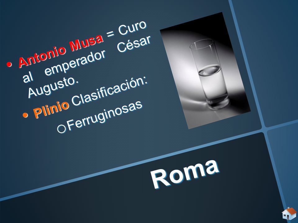 Roma Antonio Musa = Curo al emperador César Augusto.
