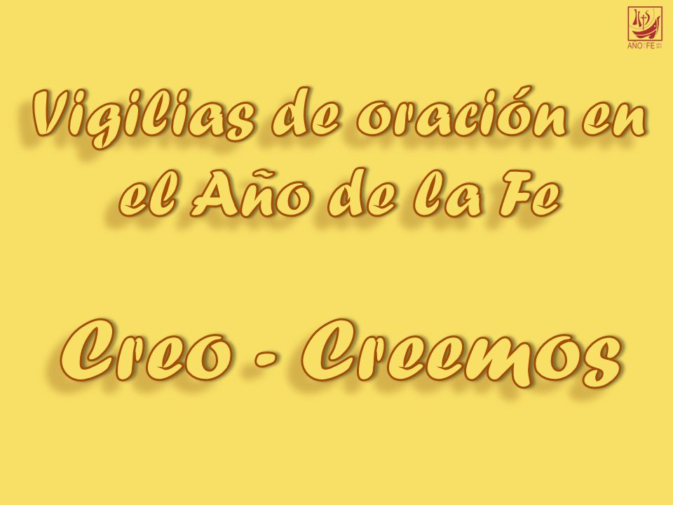 Vigilias de oración en el Año de la Fe