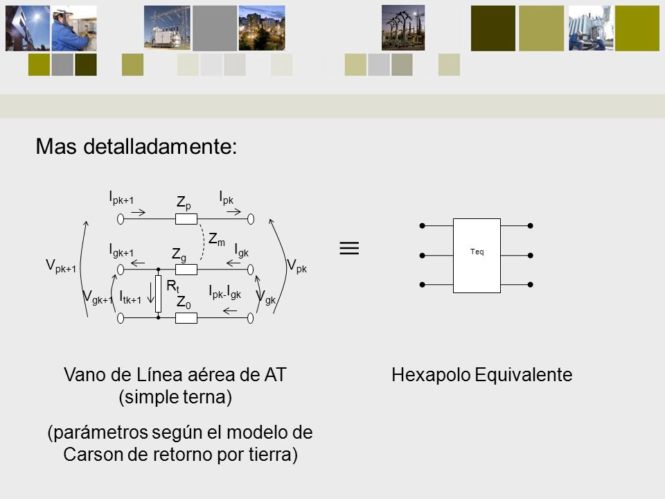  Mas detalladamente: Vano de Línea aérea de AT (simple terna)