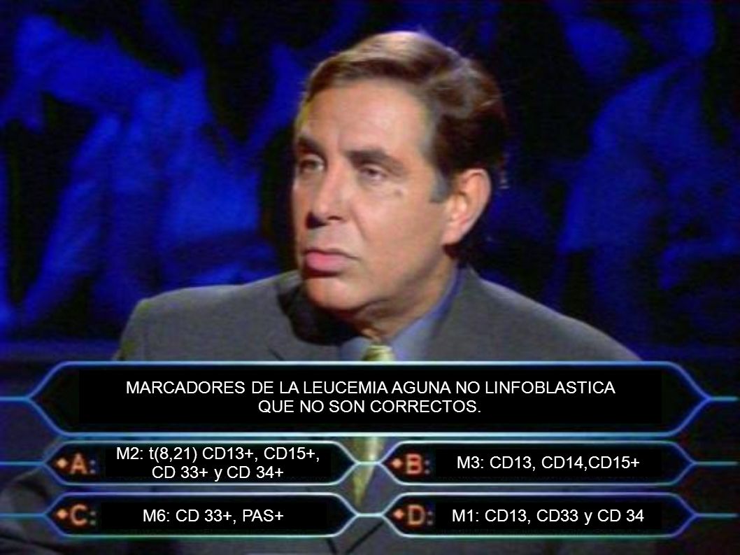 MARCADORES DE LA LEUCEMIA AGUNA NO LINFOBLASTICA