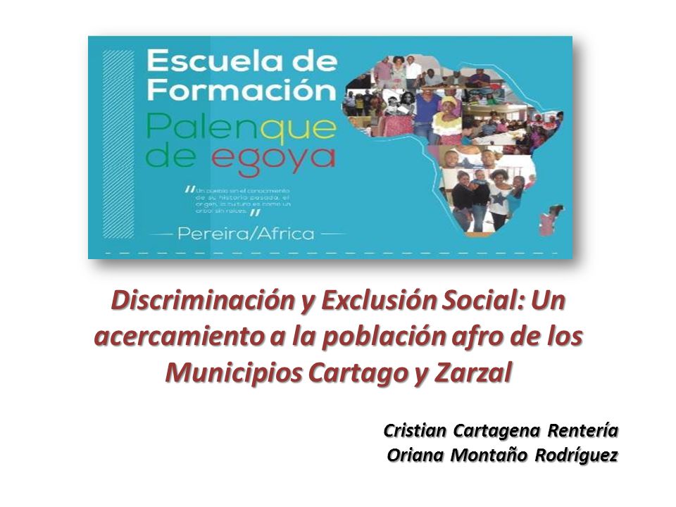 Cristian Cartagena Rentería Oriana Montaño Rodríguez