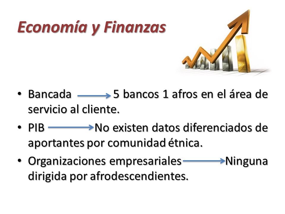 Economía y Finanzas Bancada 5 bancos 1 afros en el área de servicio al cliente.