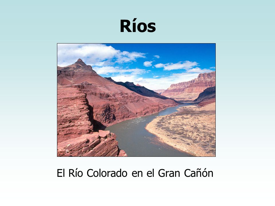 El Río Colorado en el Gran Cañón