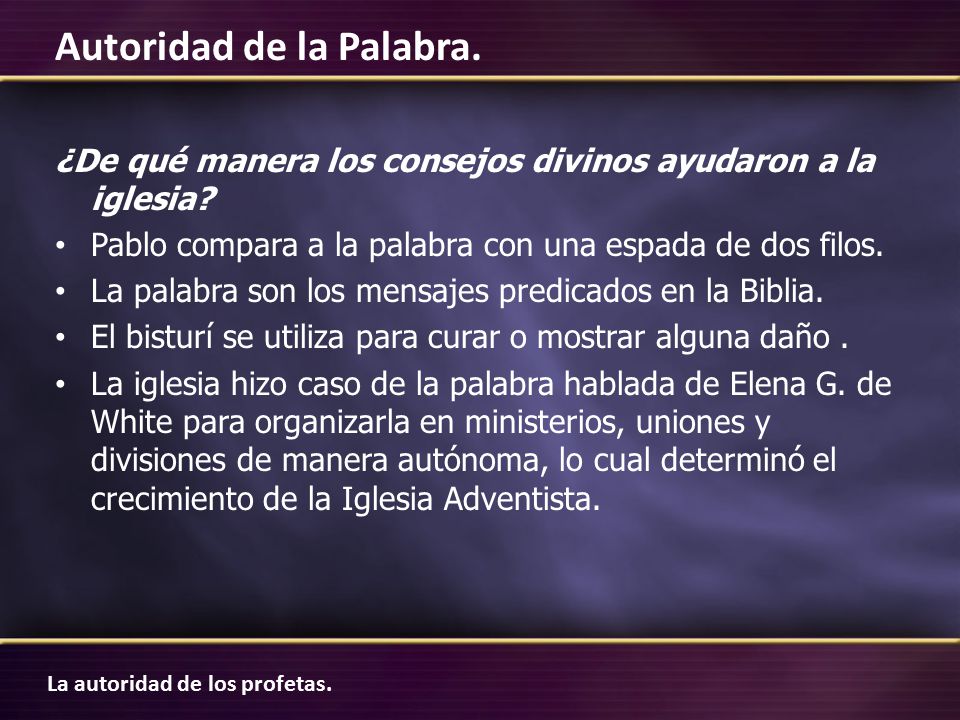 ¿De qué manera los consejos divinos ayudaron a la iglesia