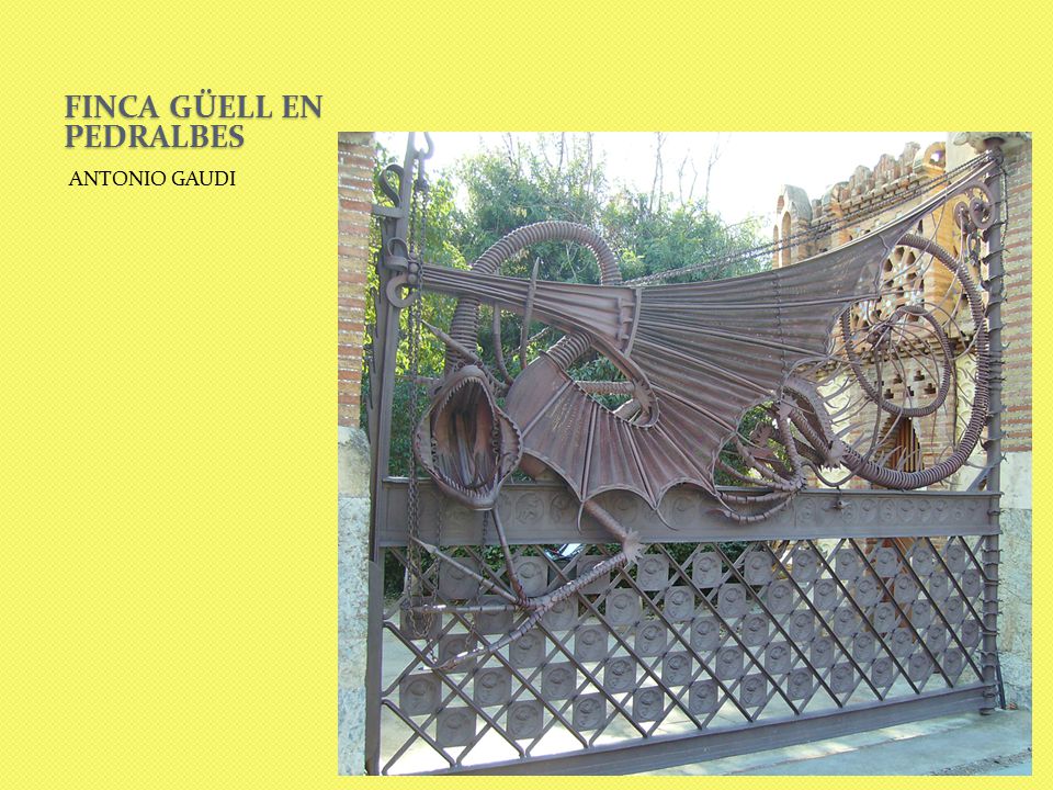 FINCA GÜELL EN PEDRALBES