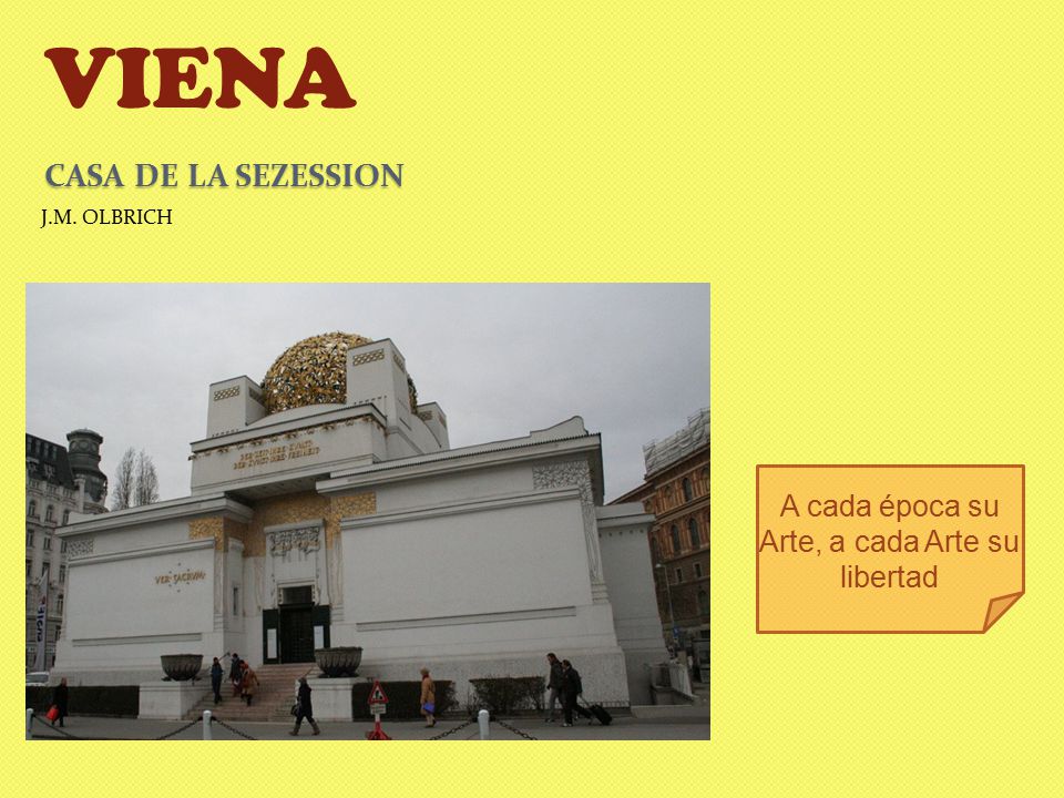 A cada época su Arte, a cada Arte su libertad