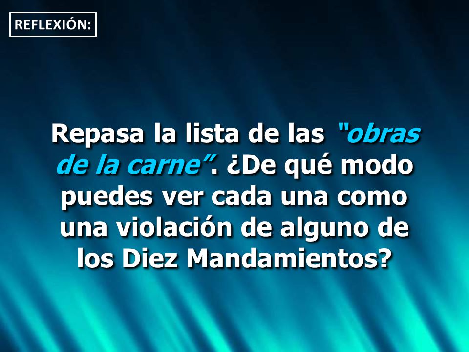 Repasa la lista de las obras