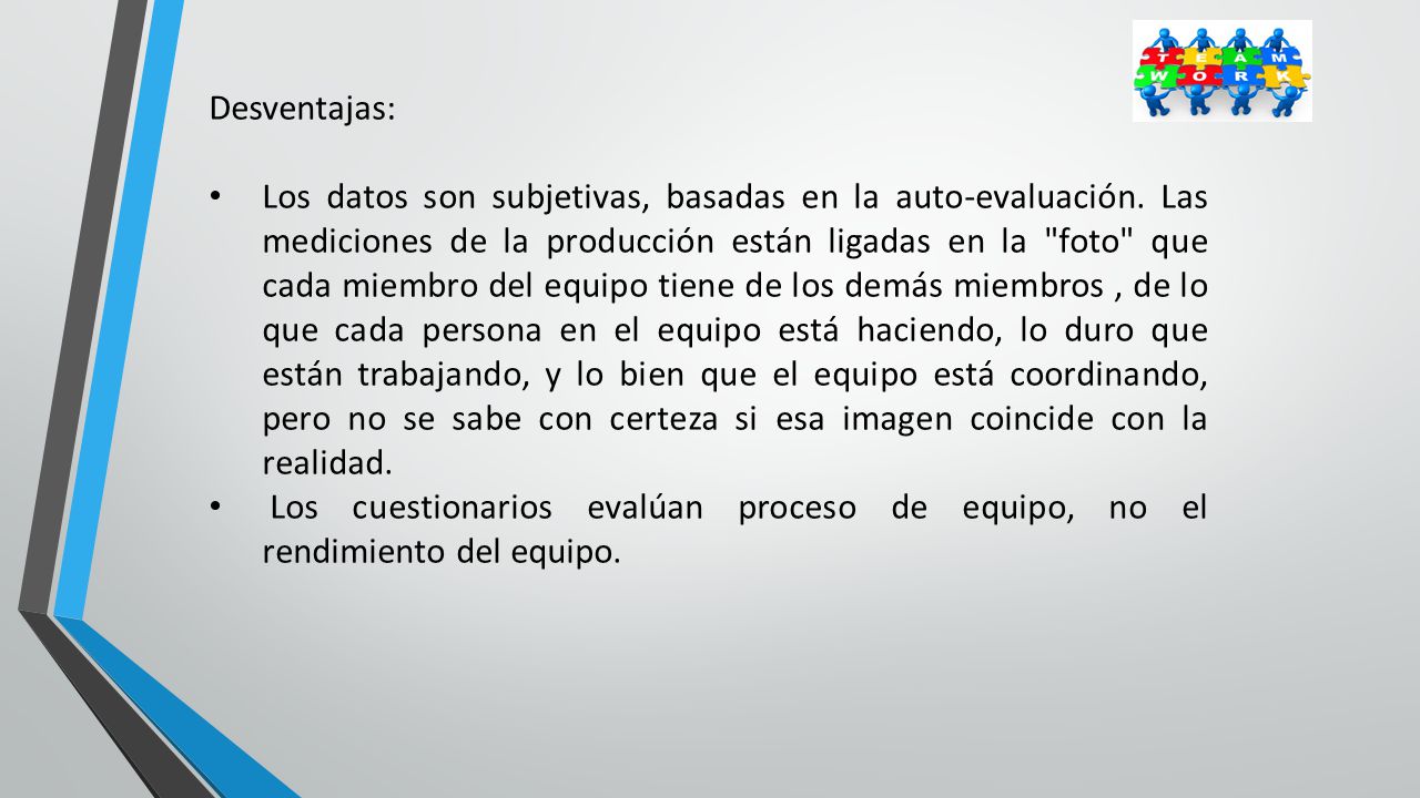 Desventajas: