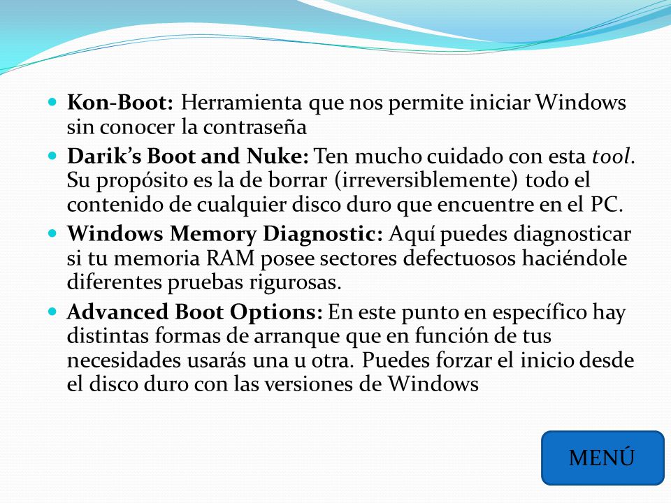Kon-Boot: Herramienta que nos permite iniciar Windows sin conocer la contraseña