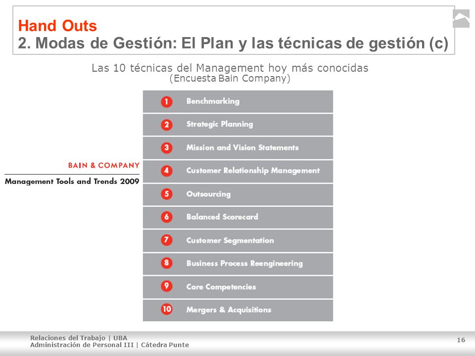 Hand Outs 2. Modas de Gestión: El Plan y las técnicas de gestión (c)