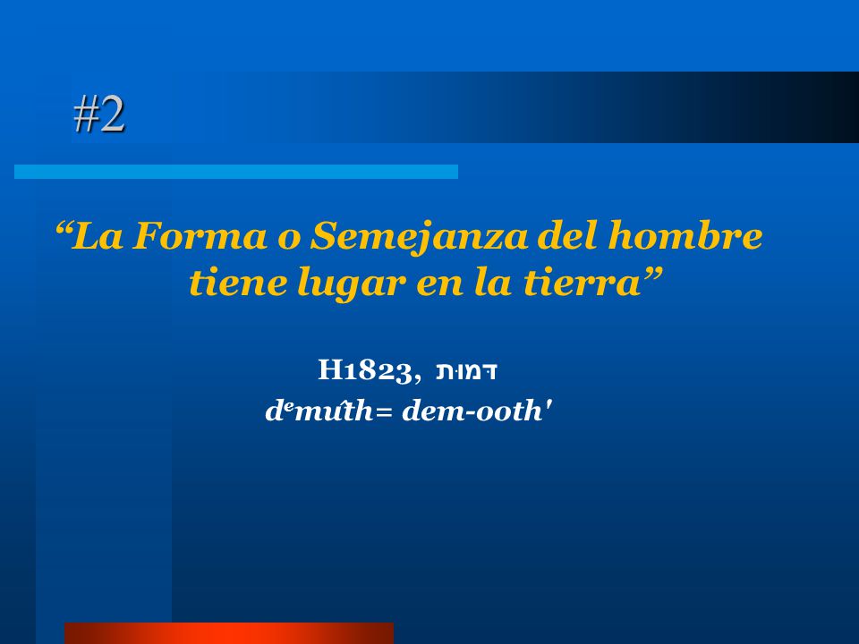 La Forma o Semejanza del hombre tiene lugar en la tierra
