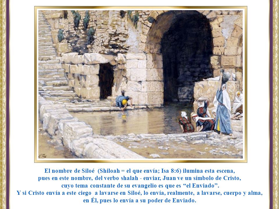 cuyo tema constante de su evangelio es que es el Enviado .