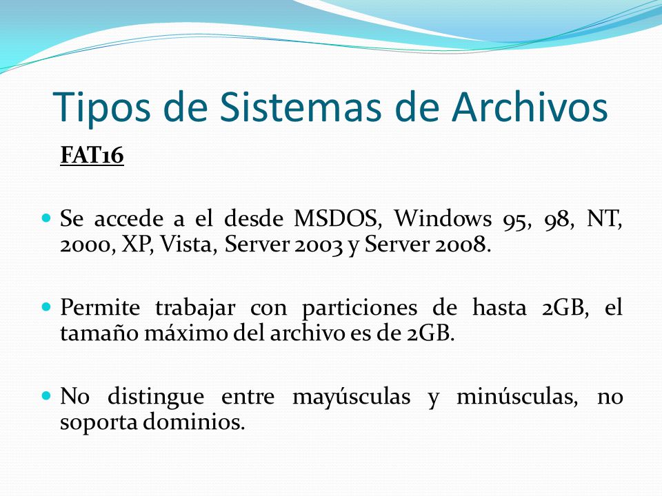 Los Sistemas de Archivos - ppt video online descargar