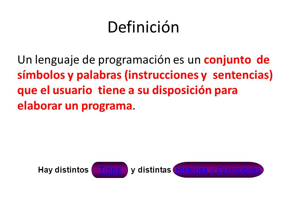 Hay distintos Tipos y distintas Historias y Evoluciones