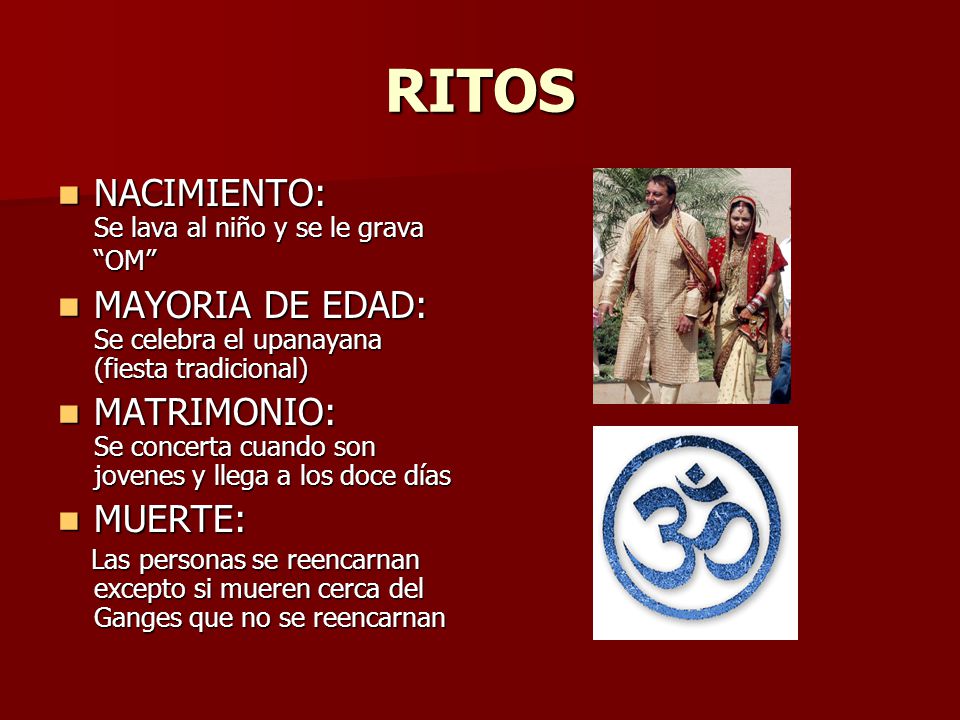 RITOS NACIMIENTO: Se lava al niño y se le grava OM