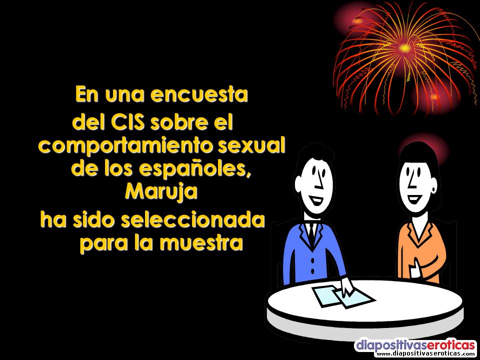 del CIS sobre el comportamiento sexual de los españoles, Maruja