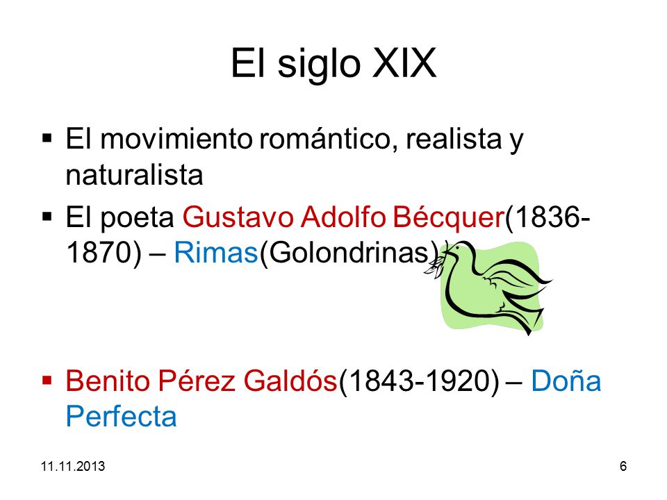 El siglo XIX El movimiento romántico, realista y naturalista