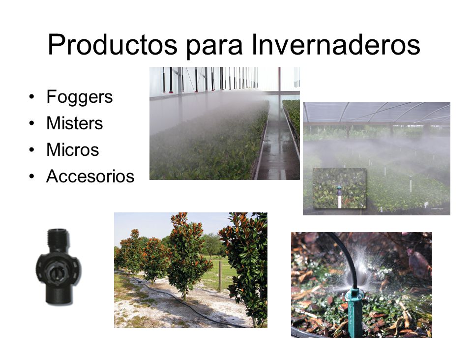 Productos para Invernaderos