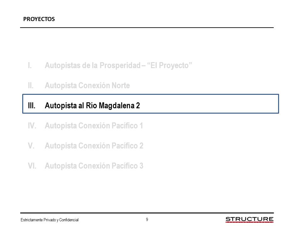 Autopistas de la Prosperidad – El Proyecto Autopista Conexión Norte