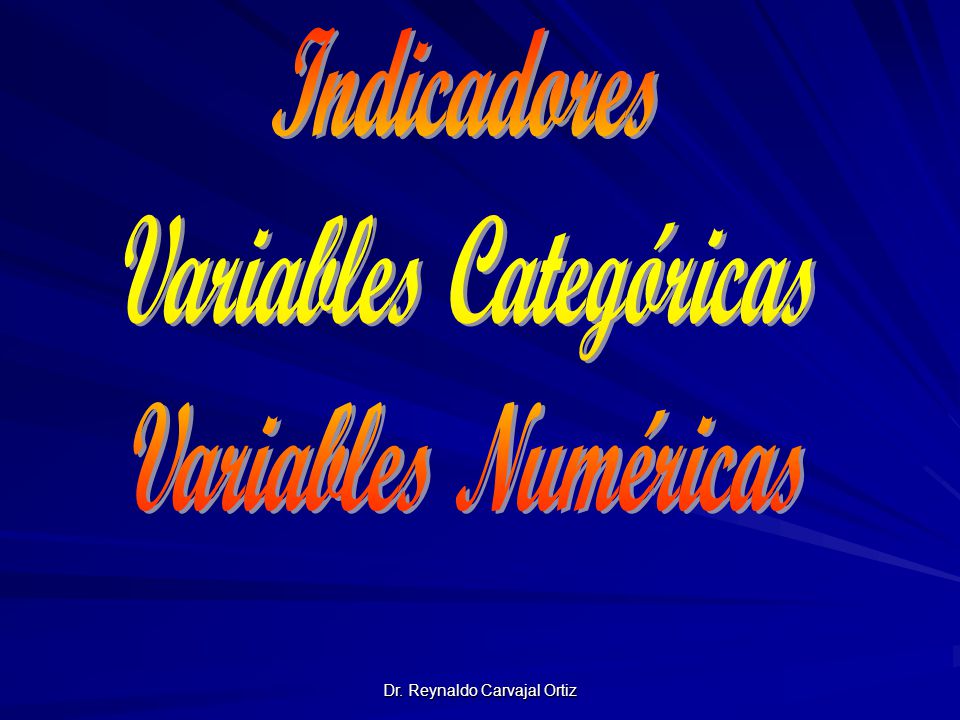 Variables Categóricas