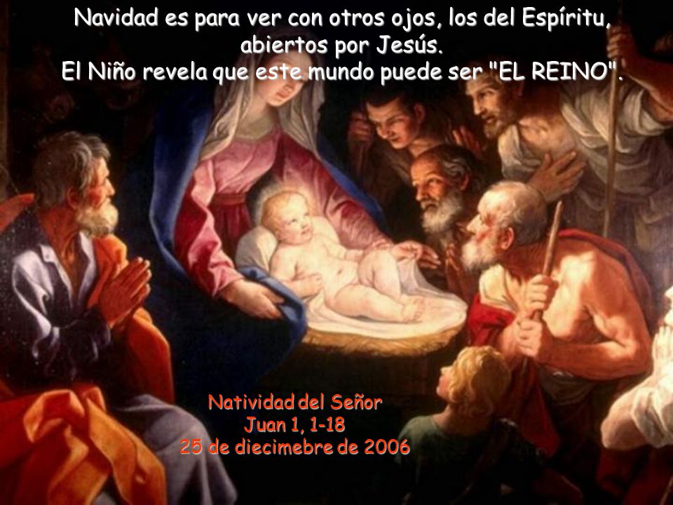 El Niño revela que este mundo puede ser EL REINO .