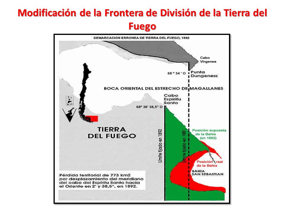 Modificación de la Frontera de División de la Tierra del Fuego
