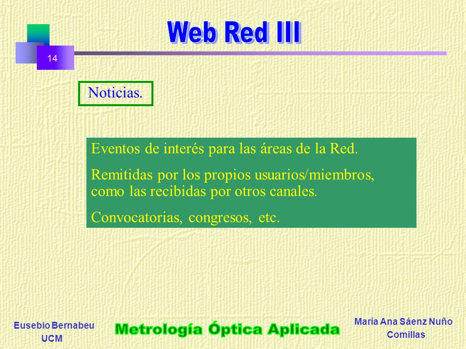 Metrología Óptica Aplicada