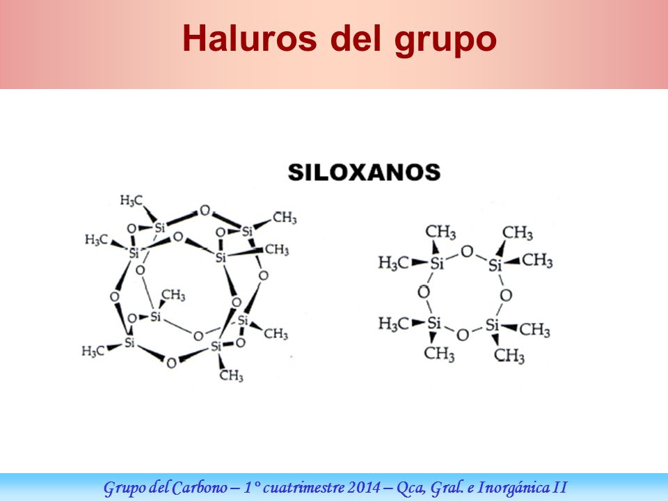 Grupo del Carbono – 1° cuatrimestre 2014 – Qca, Gral. e Inorgánica II