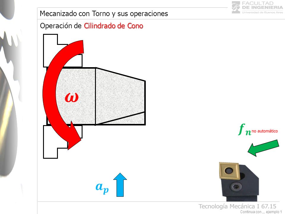 Tecnología Mecánica I Mecanizado con Torno y sus operaciones
