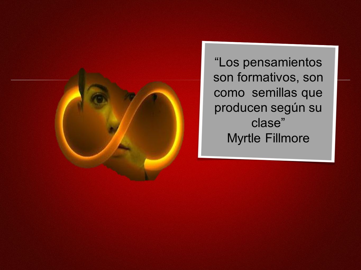 Los pensamientos son formativos, son como semillas que producen según su clase