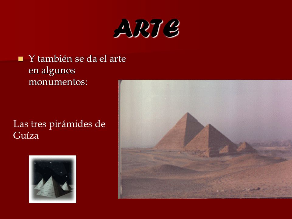 ARTE Y también se da el arte en algunos monumentos: