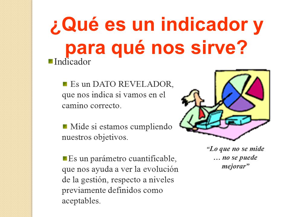¿Qué es un indicador y para qué nos sirve