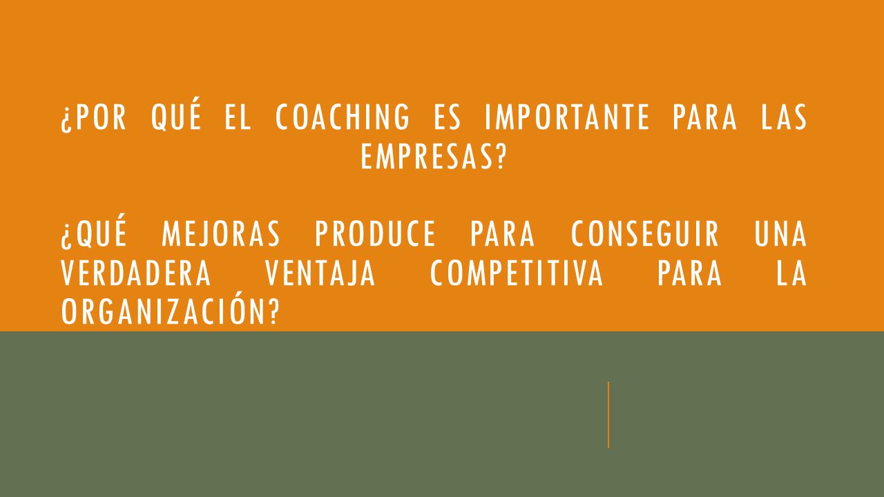 ¿Por qué el coaching es importante para las empresas
