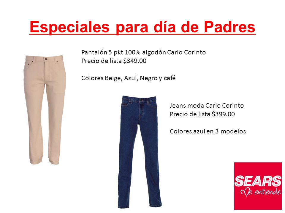 Especiales para día de Padres