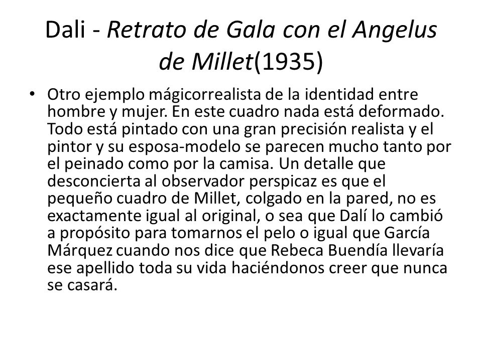Dali - Retrato de Gala con el Angelus de Millet(1935)