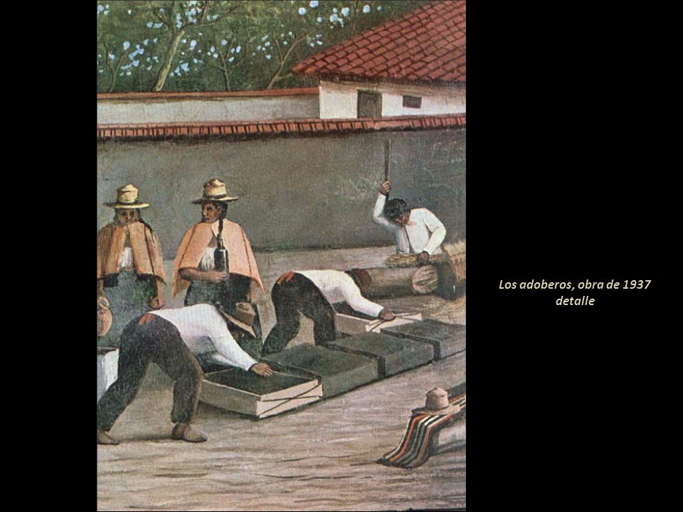 Los adoberos, obra de 1937 detalle