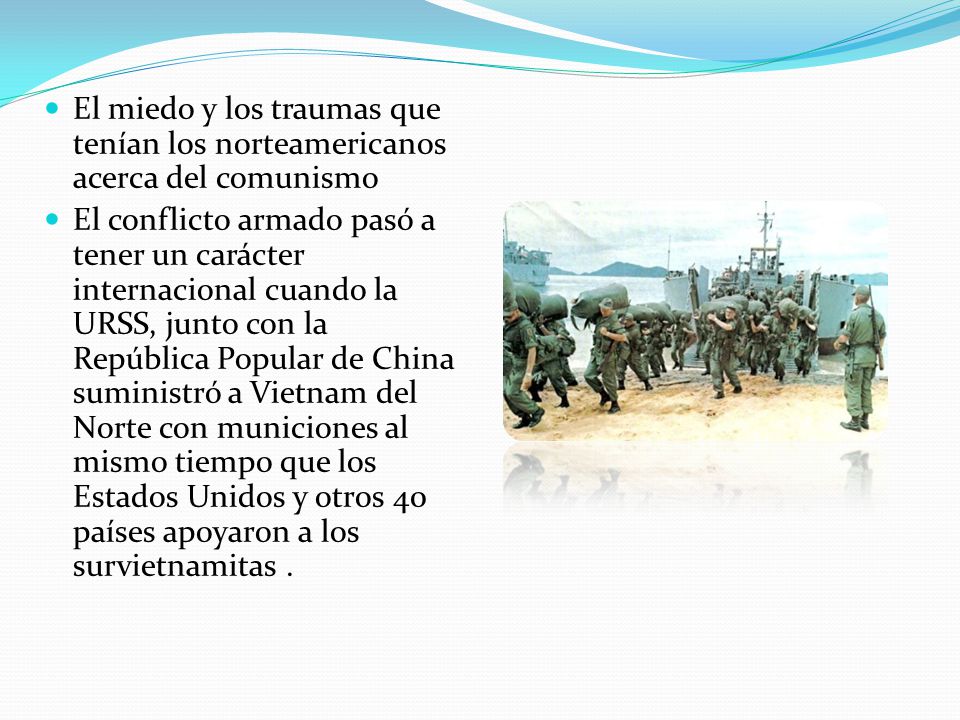 El miedo y los traumas que tenían los norteamericanos acerca del comunismo